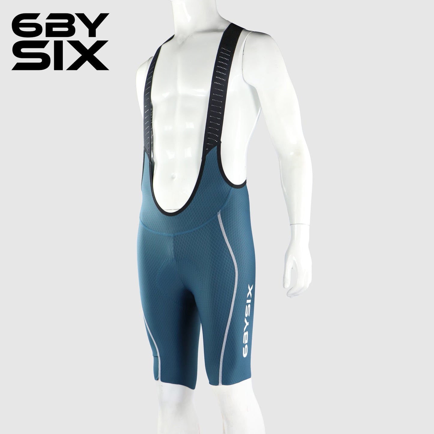 6bySix Seamless Bib Shorts - Blue