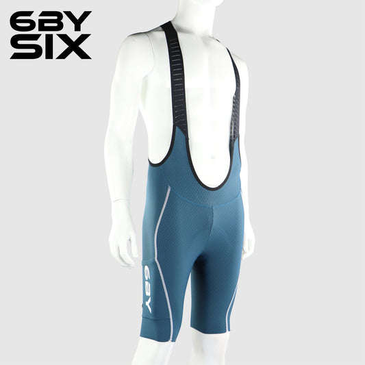 6bySix Seamless Bib Shorts - Blue