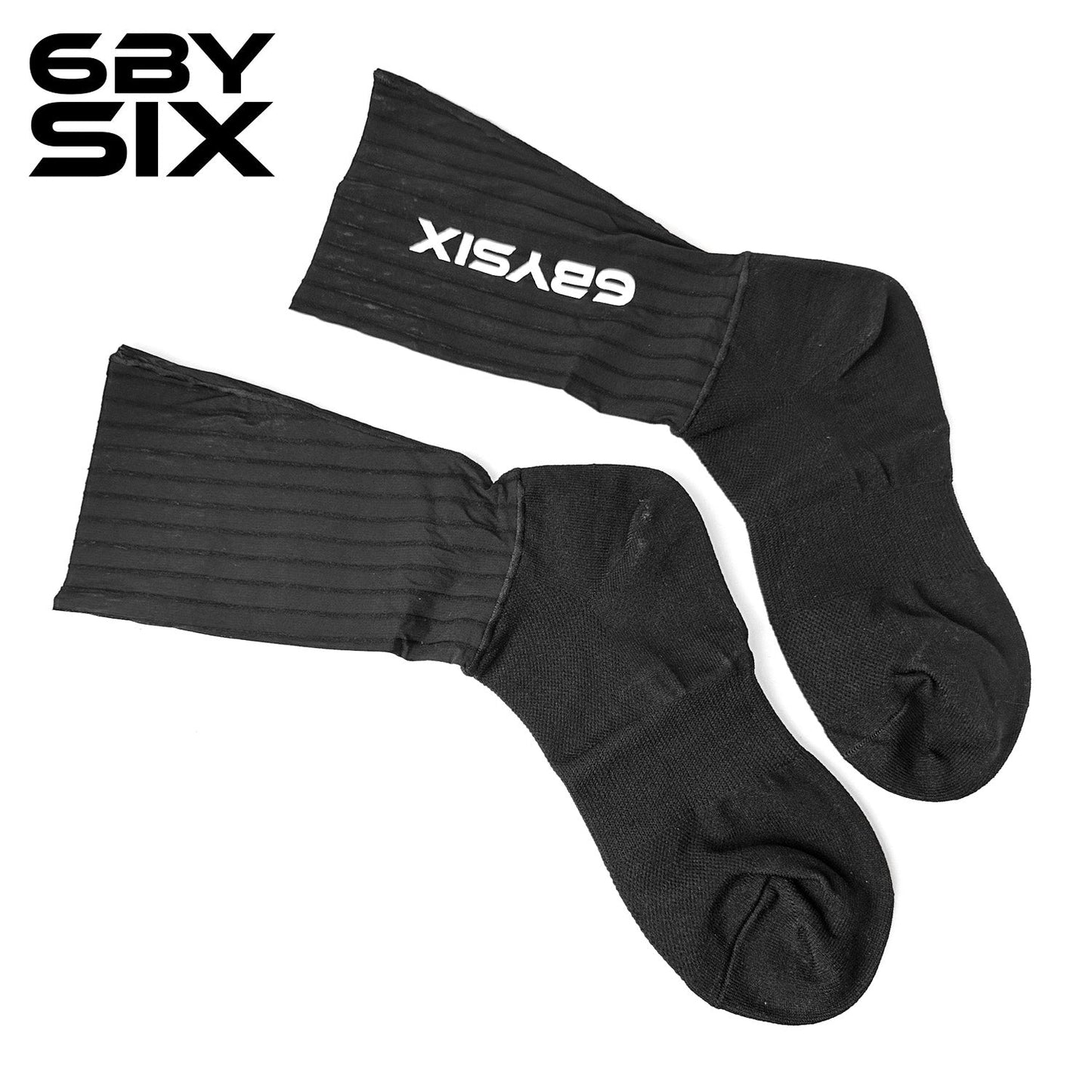 6bySix Black Aero Socks - M97