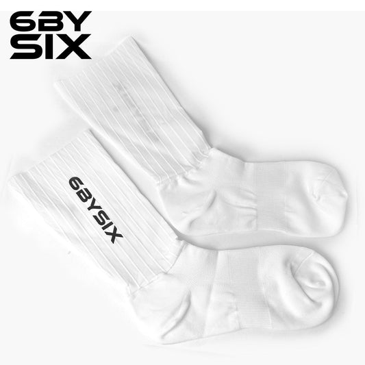 6bySix White Aero Socks - M97