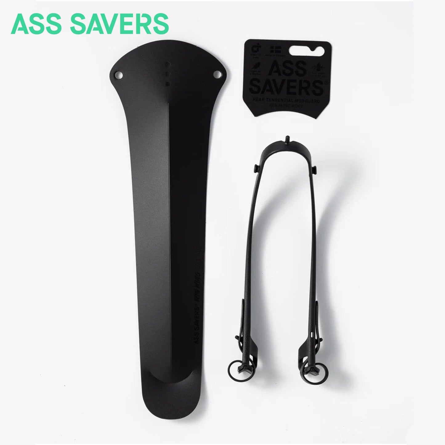 Ass Savers Win Wing Road V2 - Stealth w/ Black Wishbone