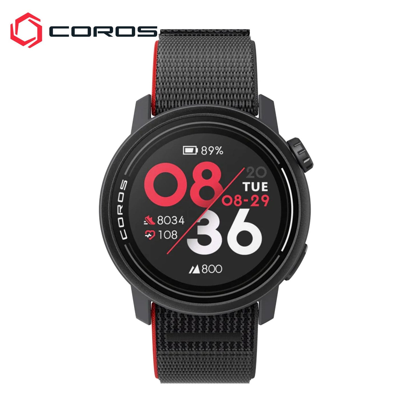 Coros PACE 3 GPS Running / Multi-Sport Watch Nylon Band - Ink