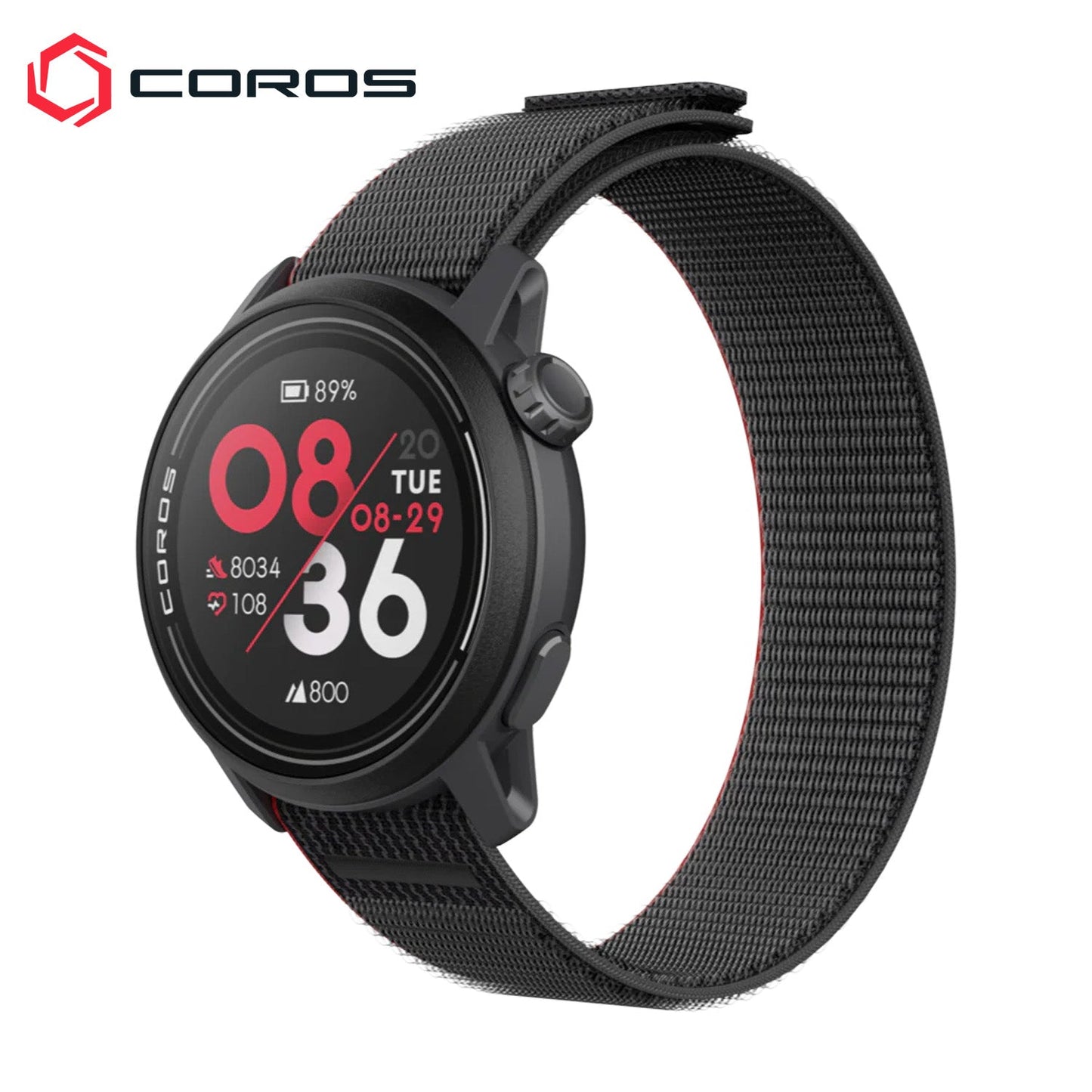 Coros PACE 3 GPS Running / Multi-Sport Watch Nylon Band - Ink