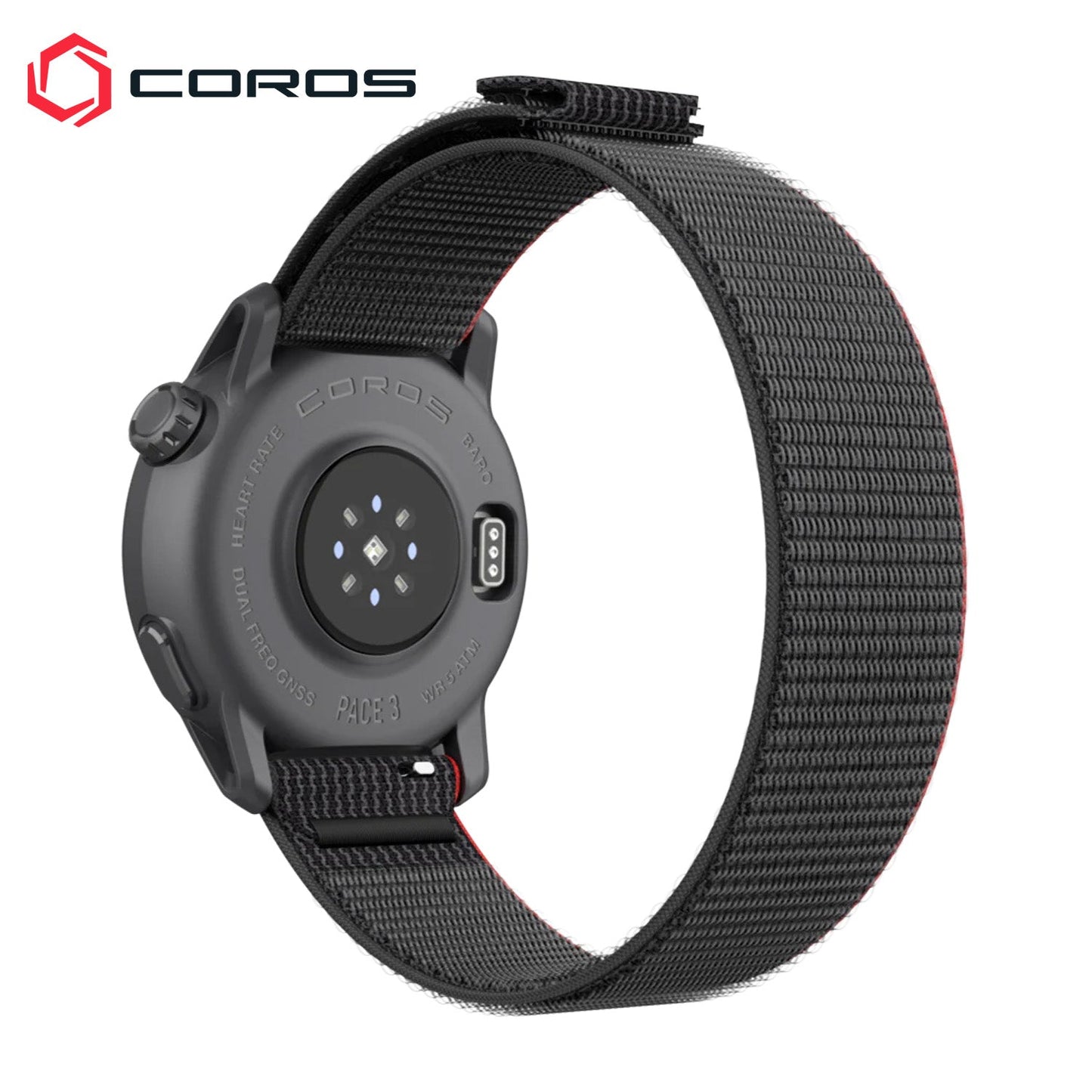 Coros PACE 3 GPS Running / Multi-Sport Watch Nylon Band - Ink