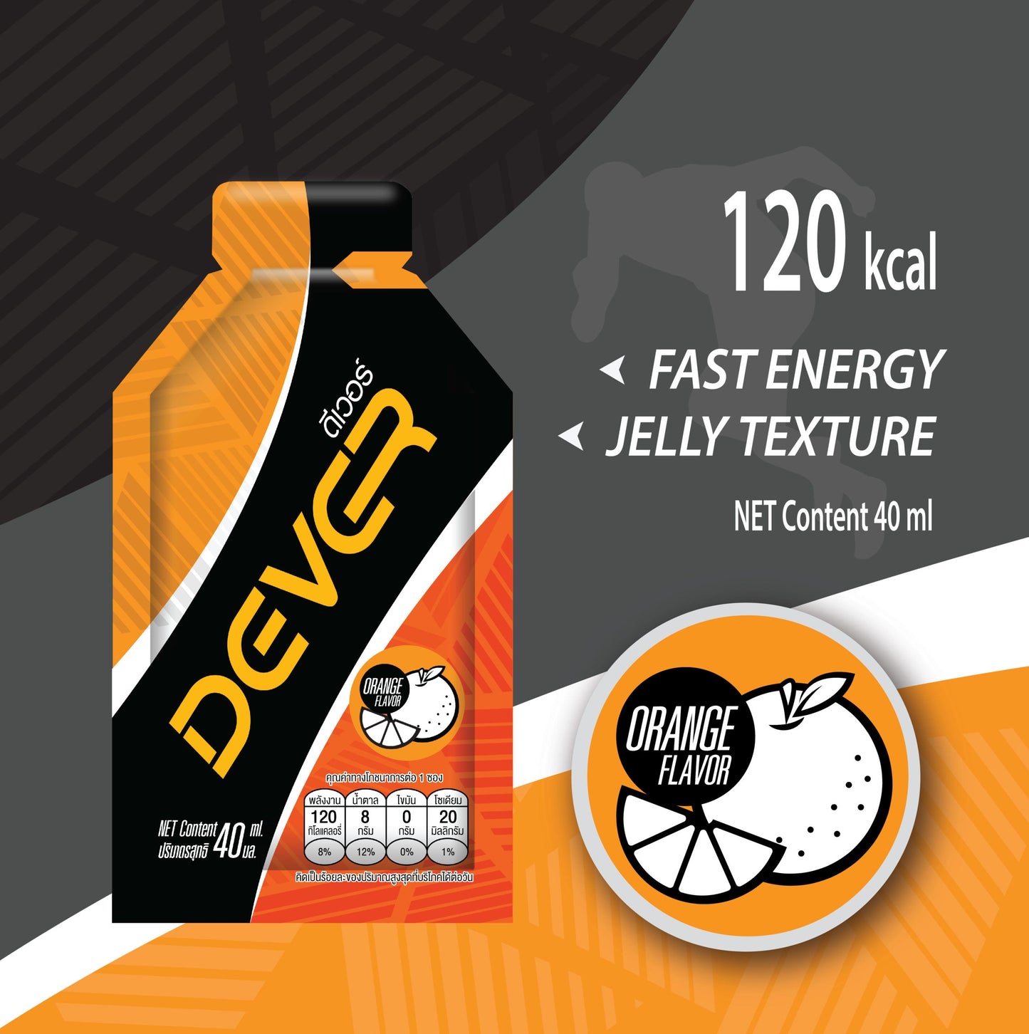 Dever Energy Gel - 40mL