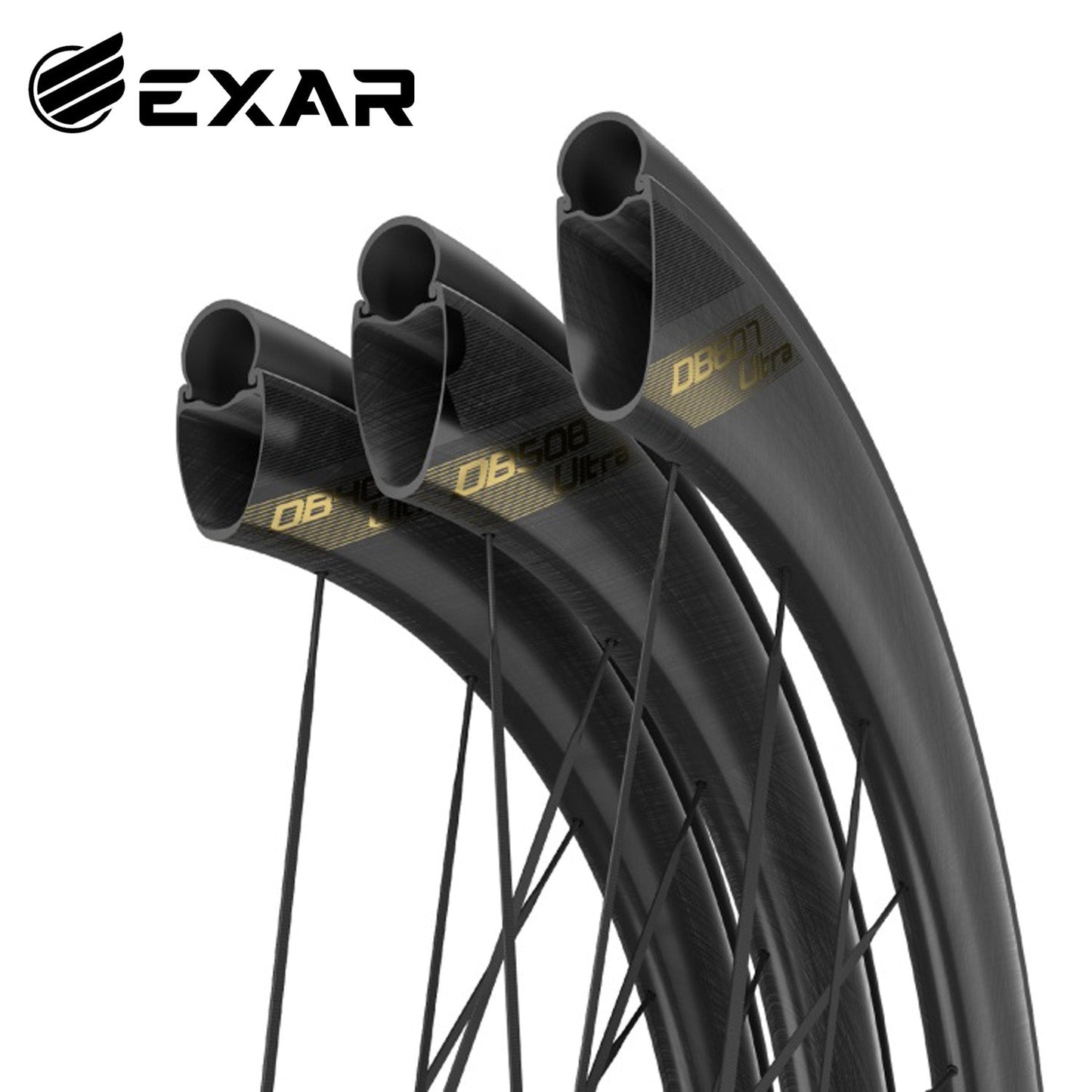 EXAR DB508 Ultra Lightweight Carbon Wheelset Ceramic Bearing Rachet 1350g