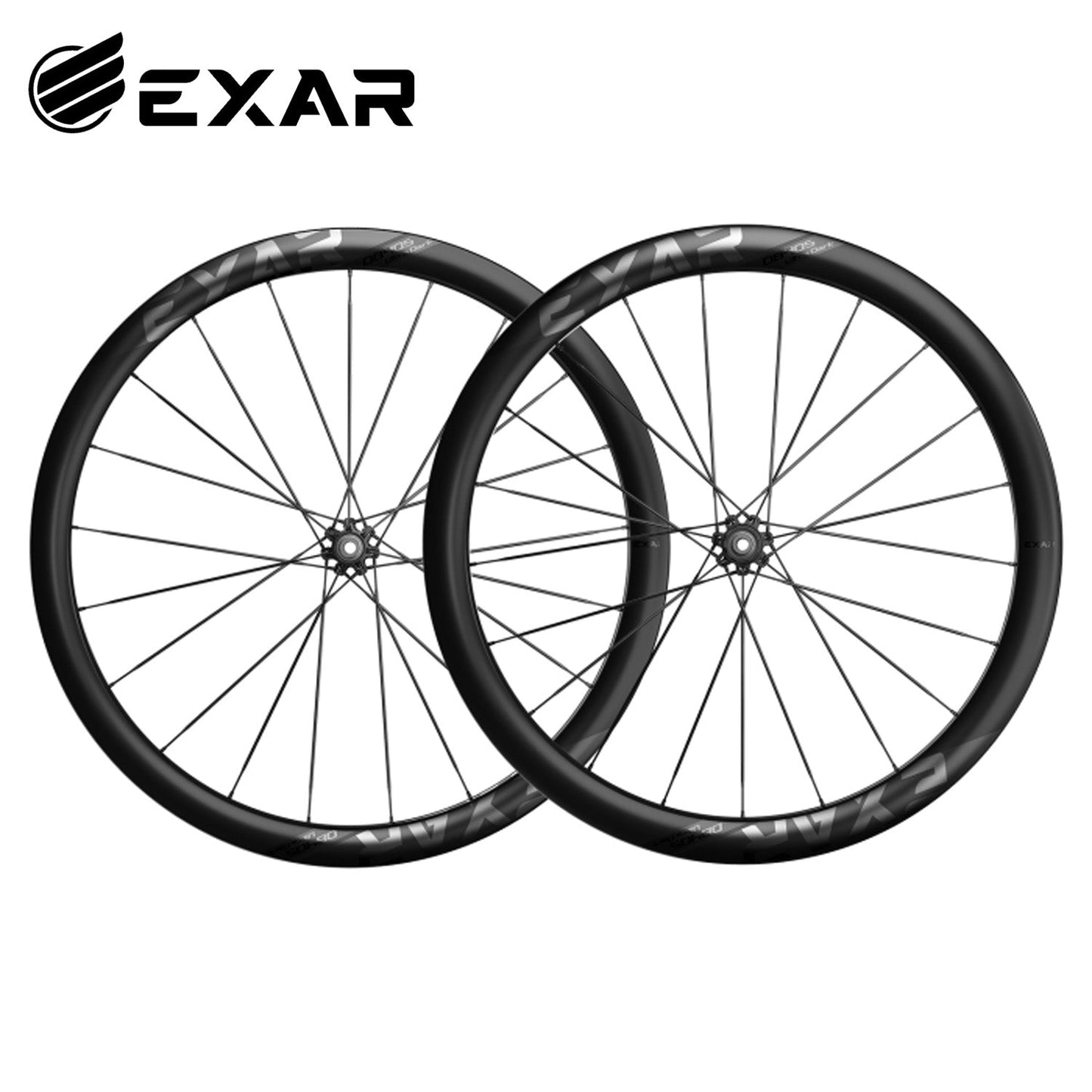 EXAR DB405 Carbon Fiber Wheelset 2024 Series 1305g - Ultra Dark