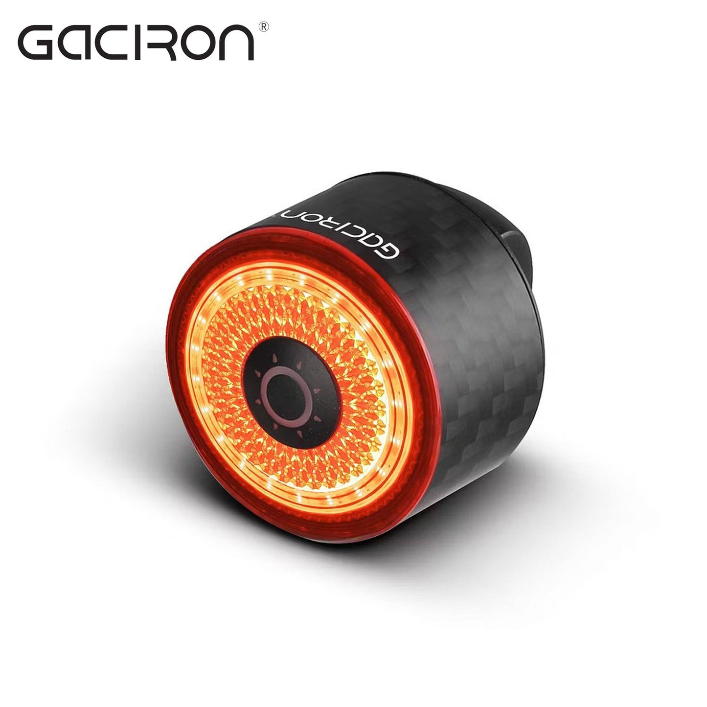 Gaciron LOOP-100 Smart Brake Bike Taillight - Carbon Fiber