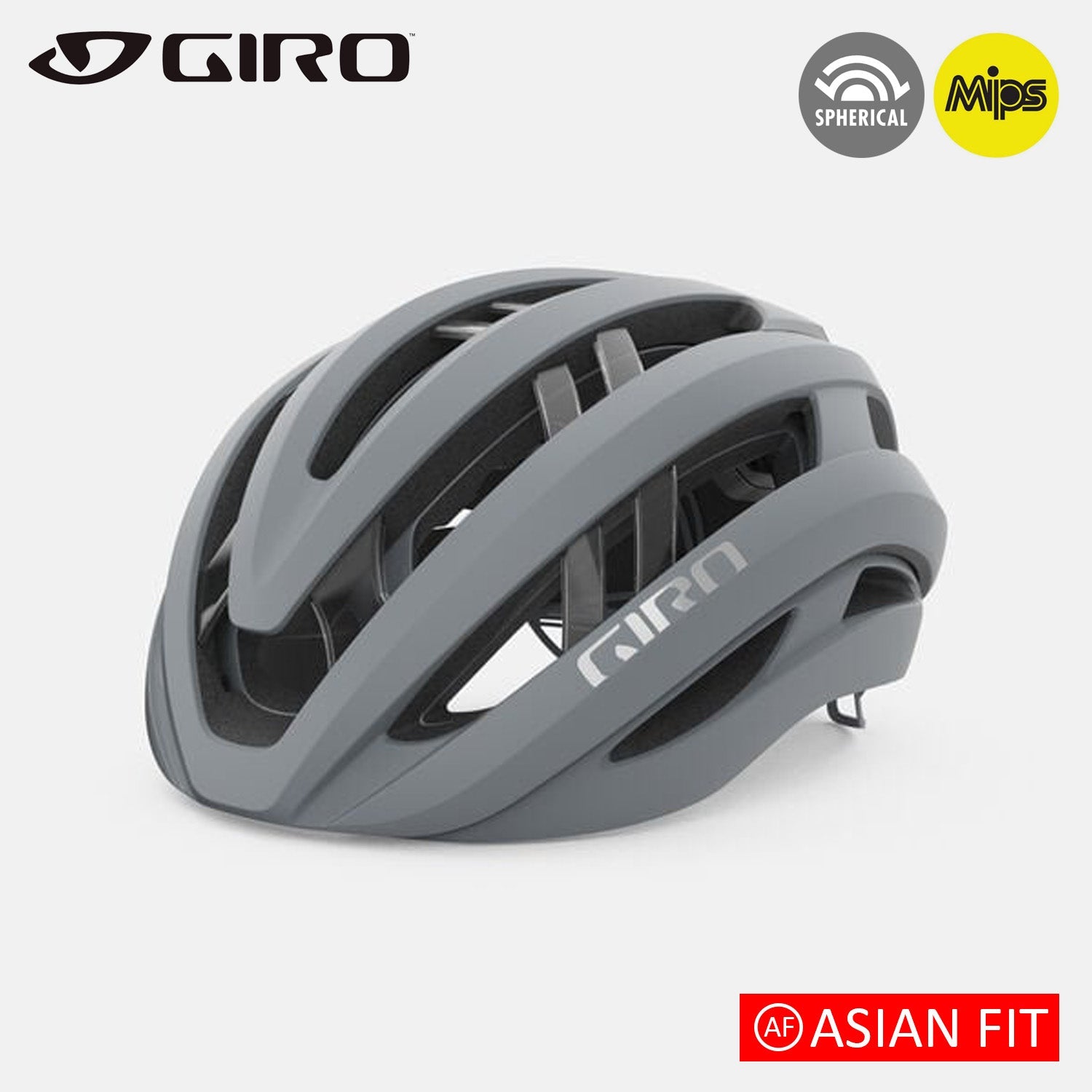 Giro Aries Spherical AF (Asian Fit) MIPS Road Bike Helmet Matte Shar