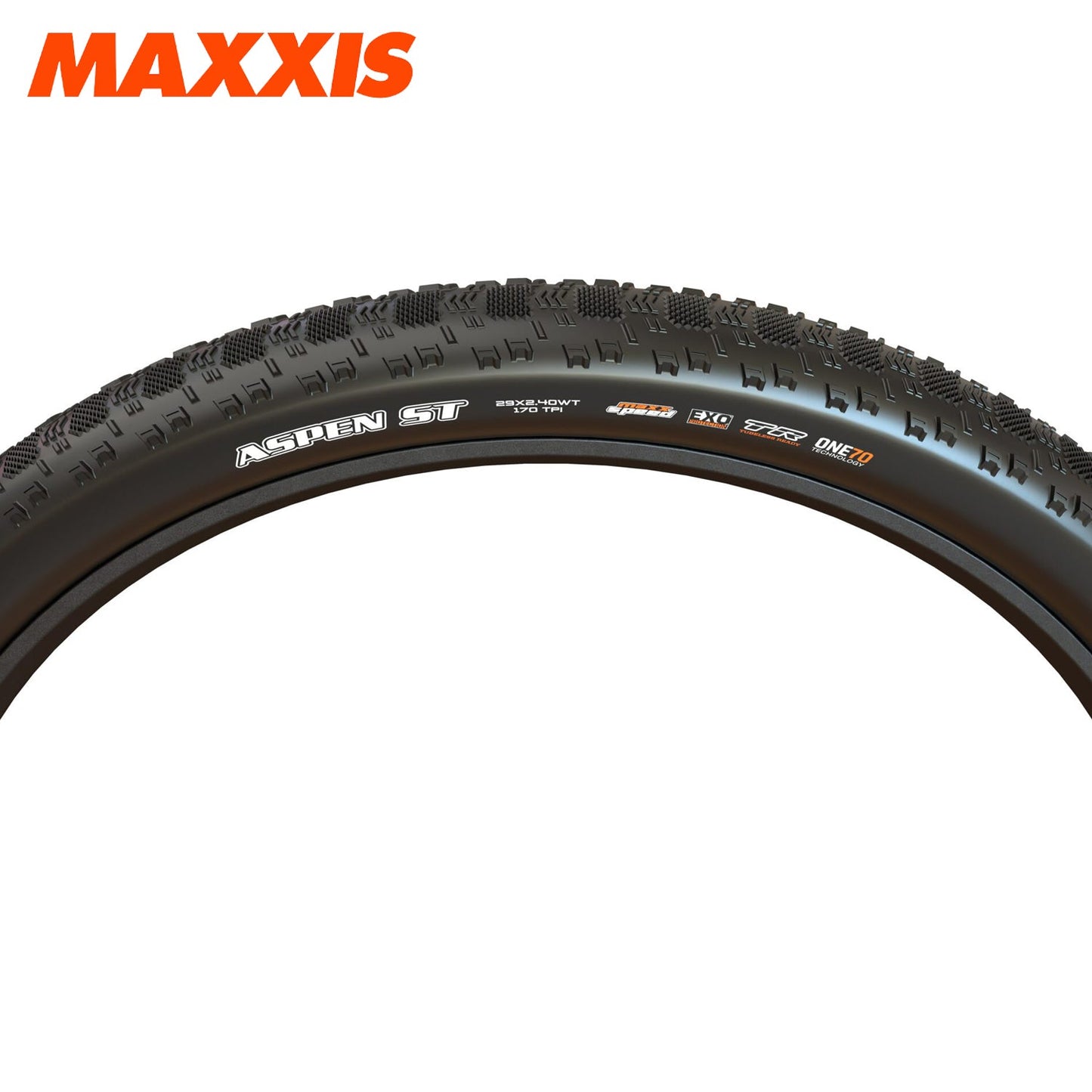 Maxxis Aspen ST XC (Cross Country) Tubeless Road Tire 29er - Black