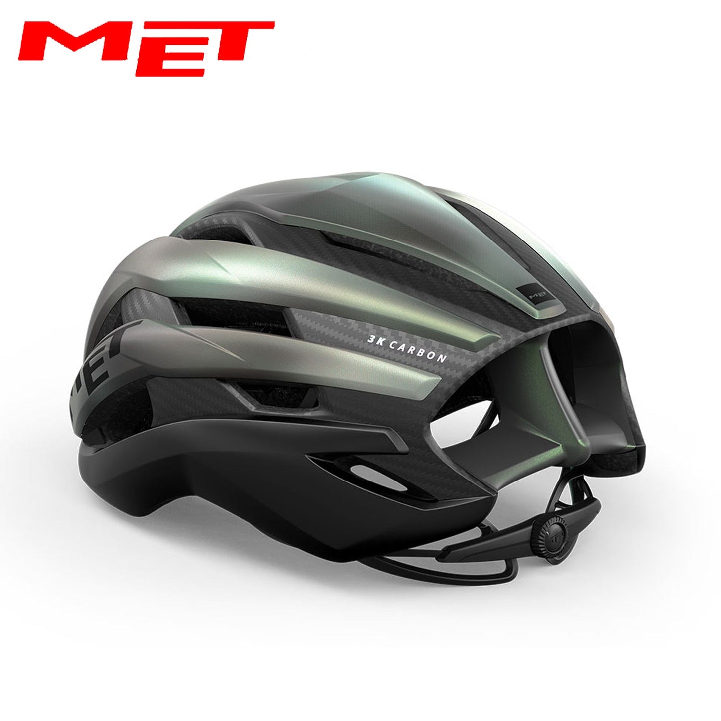 MET Trenta 3K Carbon MIPS Road, Gravel, Cross Country Bike Helmet - Motion Blur | Matte