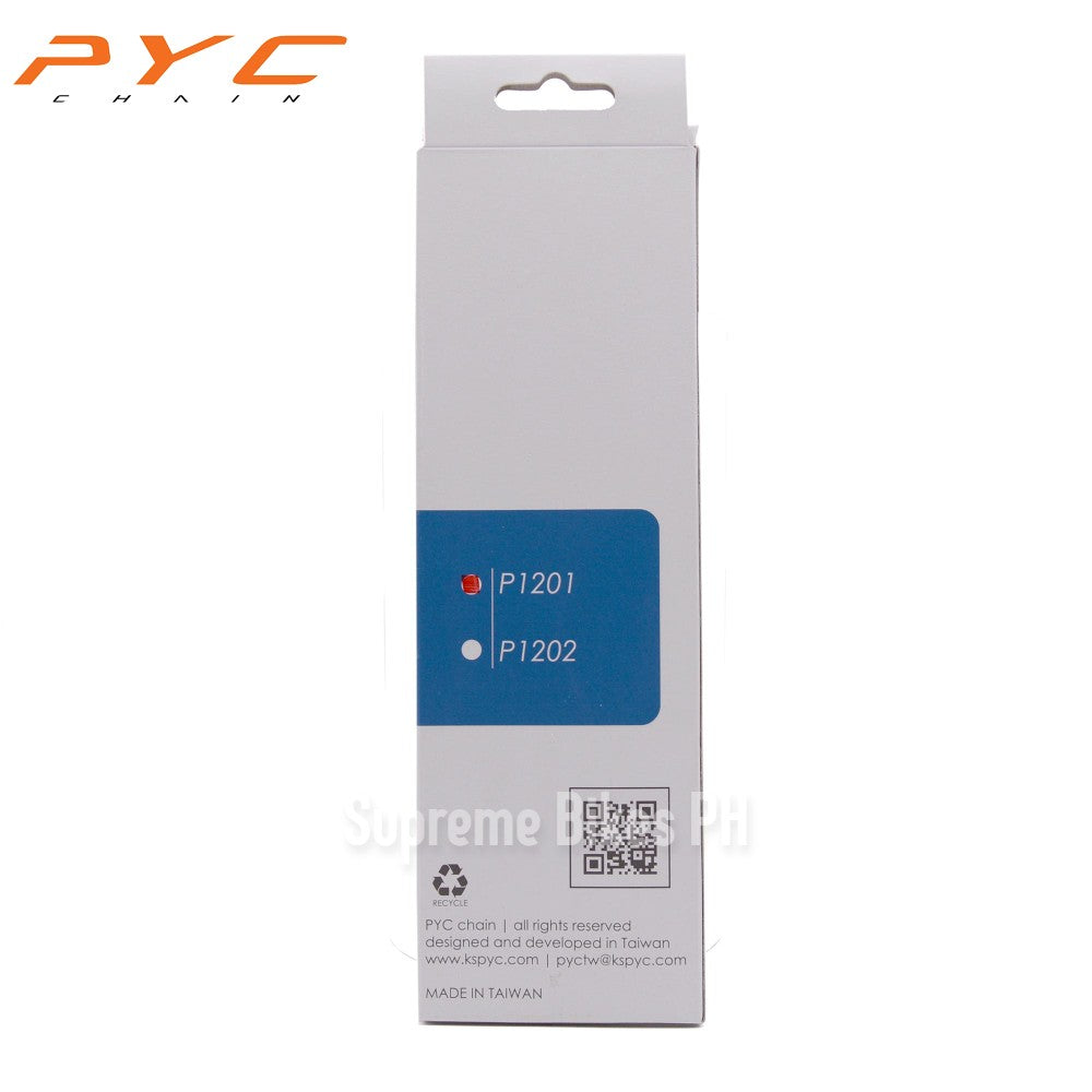 PYC P1201 12-Speed Light Chain Hollow Pins - Gold
