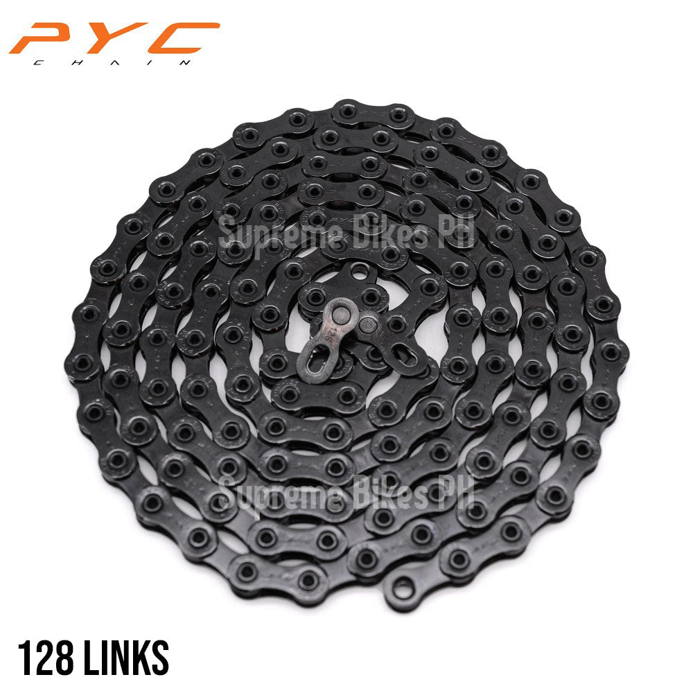 PYC P1201 12-Speed Light Chain Hollow Pins - Black