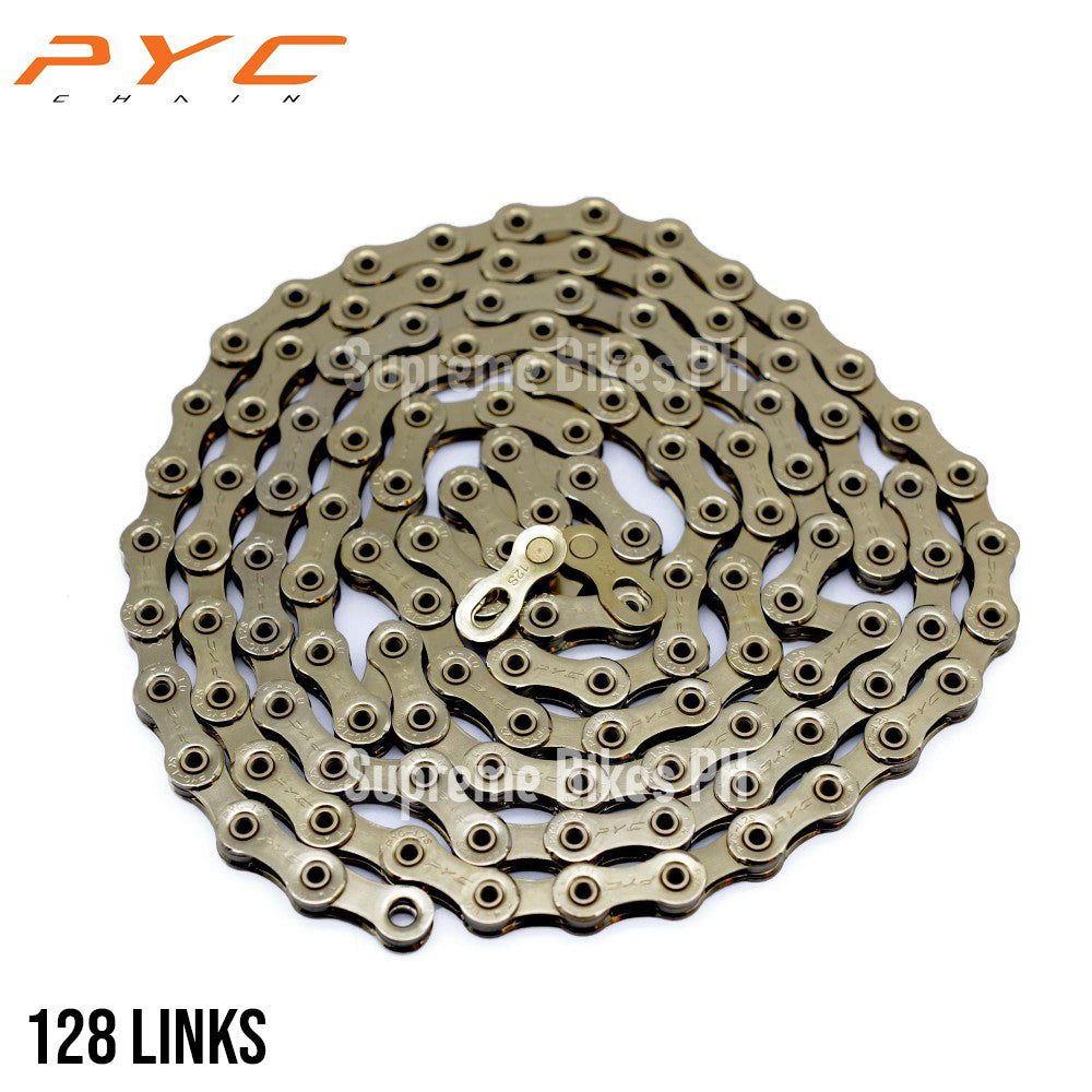 PYC P1201 12-Speed Light Chain Hollow Pins - Gold