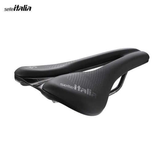 Selle Italia Novus Boost EVO Gravel TM Superflow Bicycle Saddle Lightweight Carbon Composite - Black