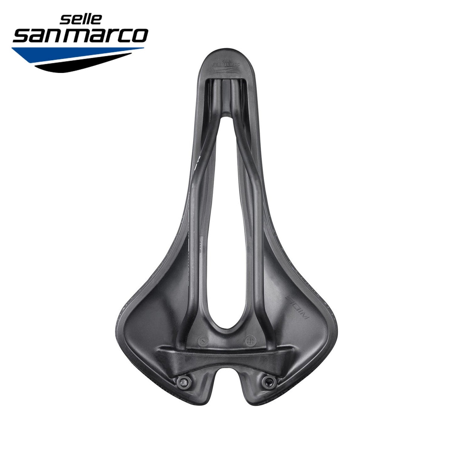 Selle San Marco Aspide Short Comfort Dynamic Road Gravel Saddle - Black