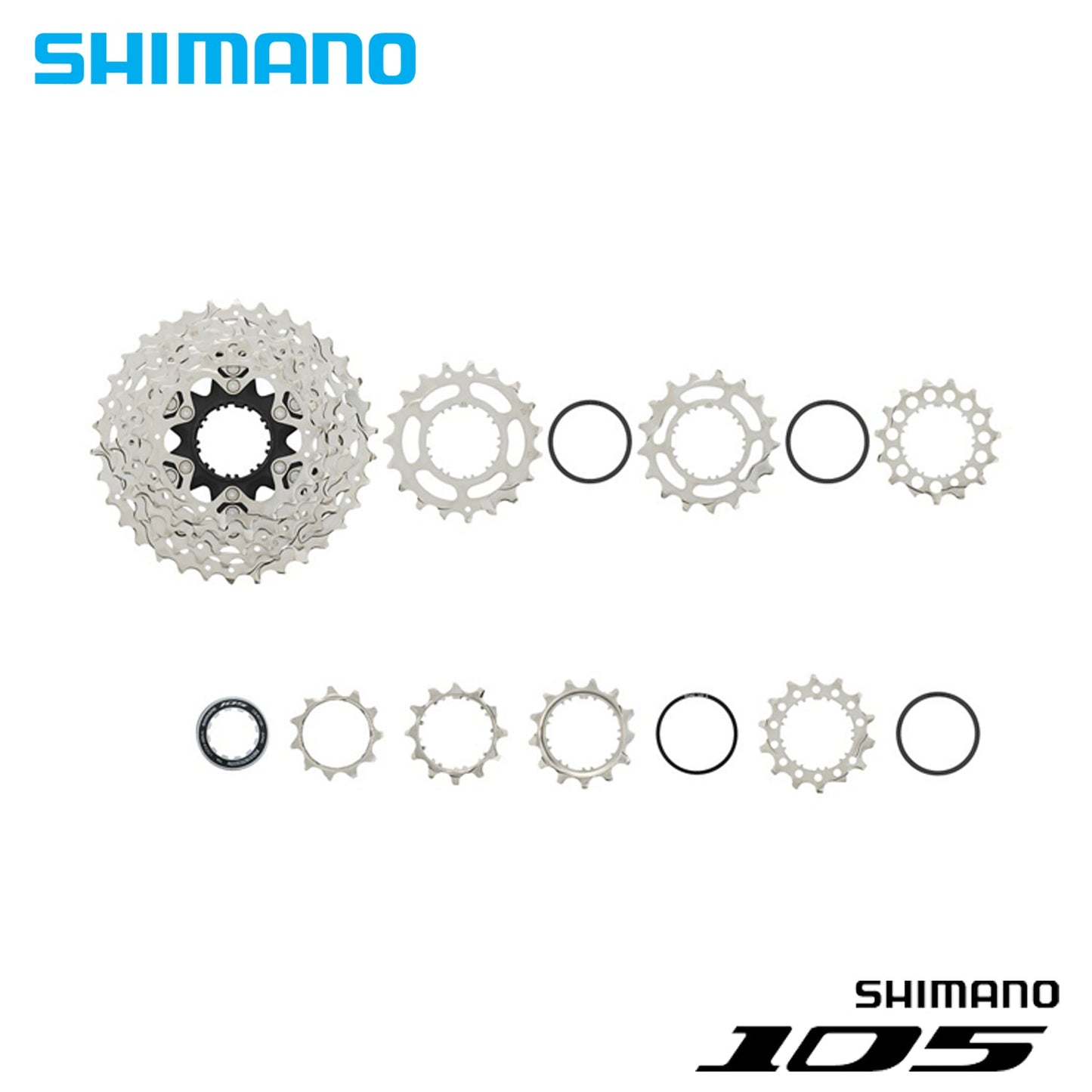 Shimano 105 CS-R7101-12 11-34 12-Speed Cassette Sprocket
