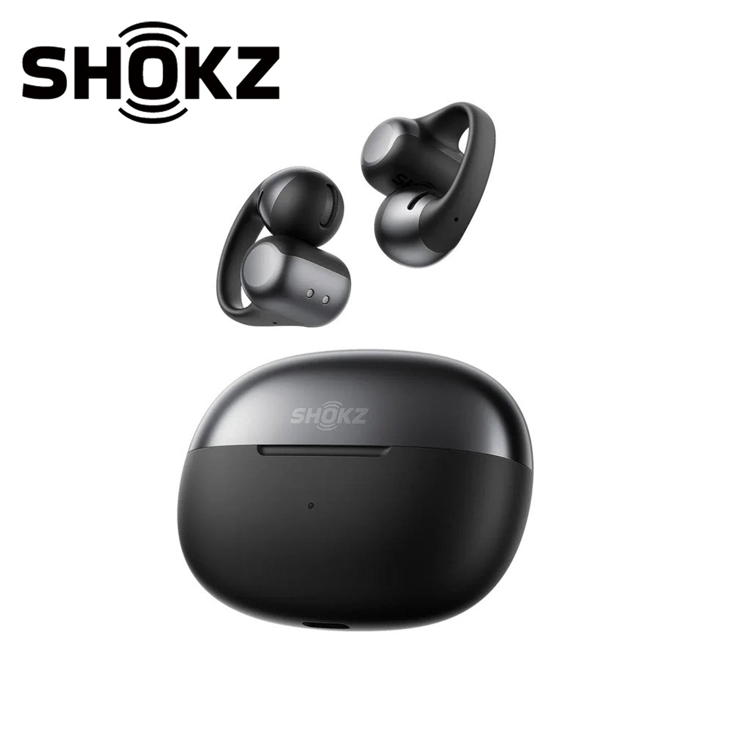 SHOKZ OpenDots ONE DirectPitch Dolby Audio Open-Ear Clip-On Headphones - Black