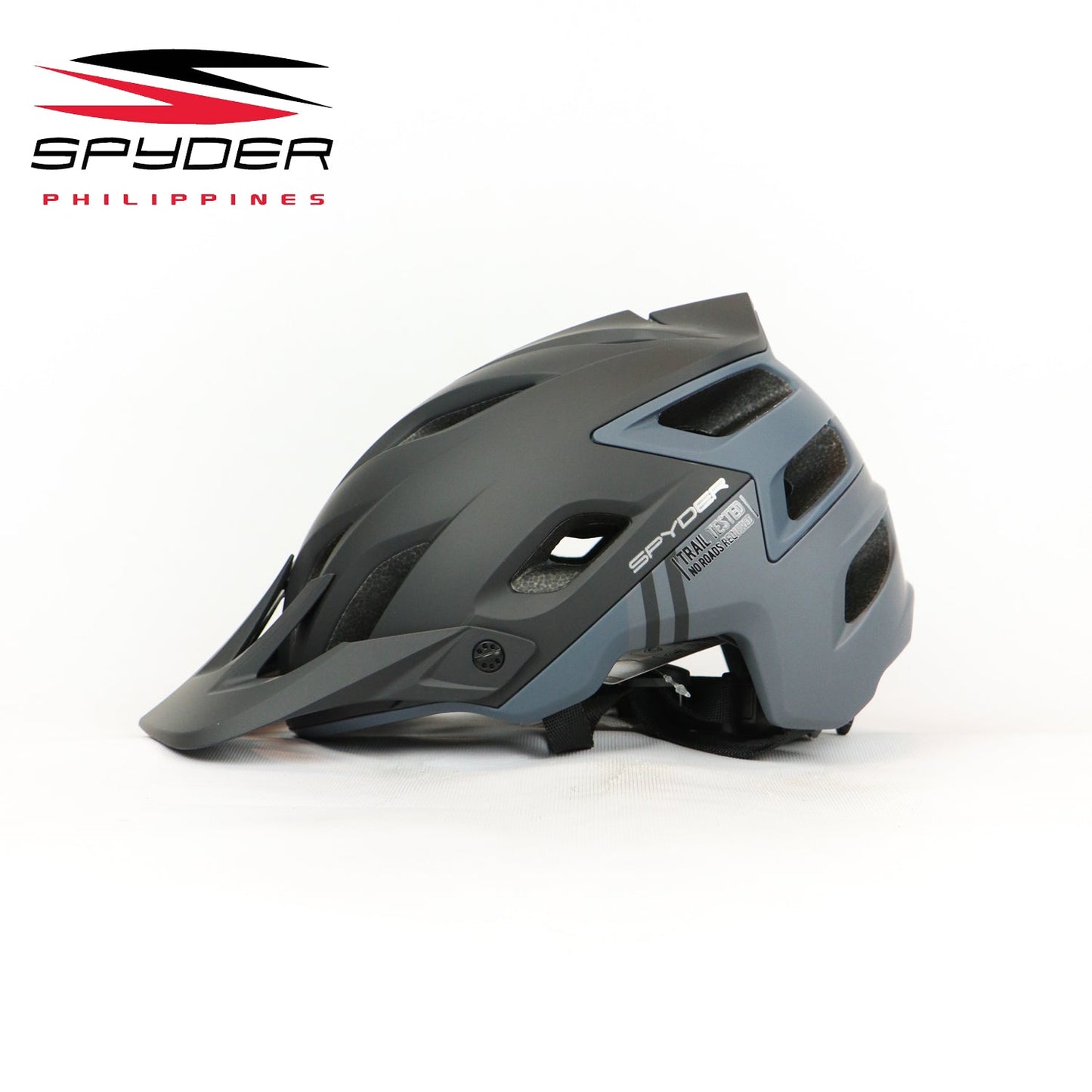 Spyder SpinTech MTB Bike Helmet with MagLock Ultra-Lightweight - Black/Gray