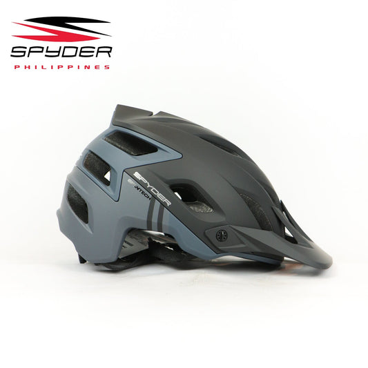 Spyder SpinTech MTB Bike Helmet with MagLock Ultra-Lightweight - Black/Gray