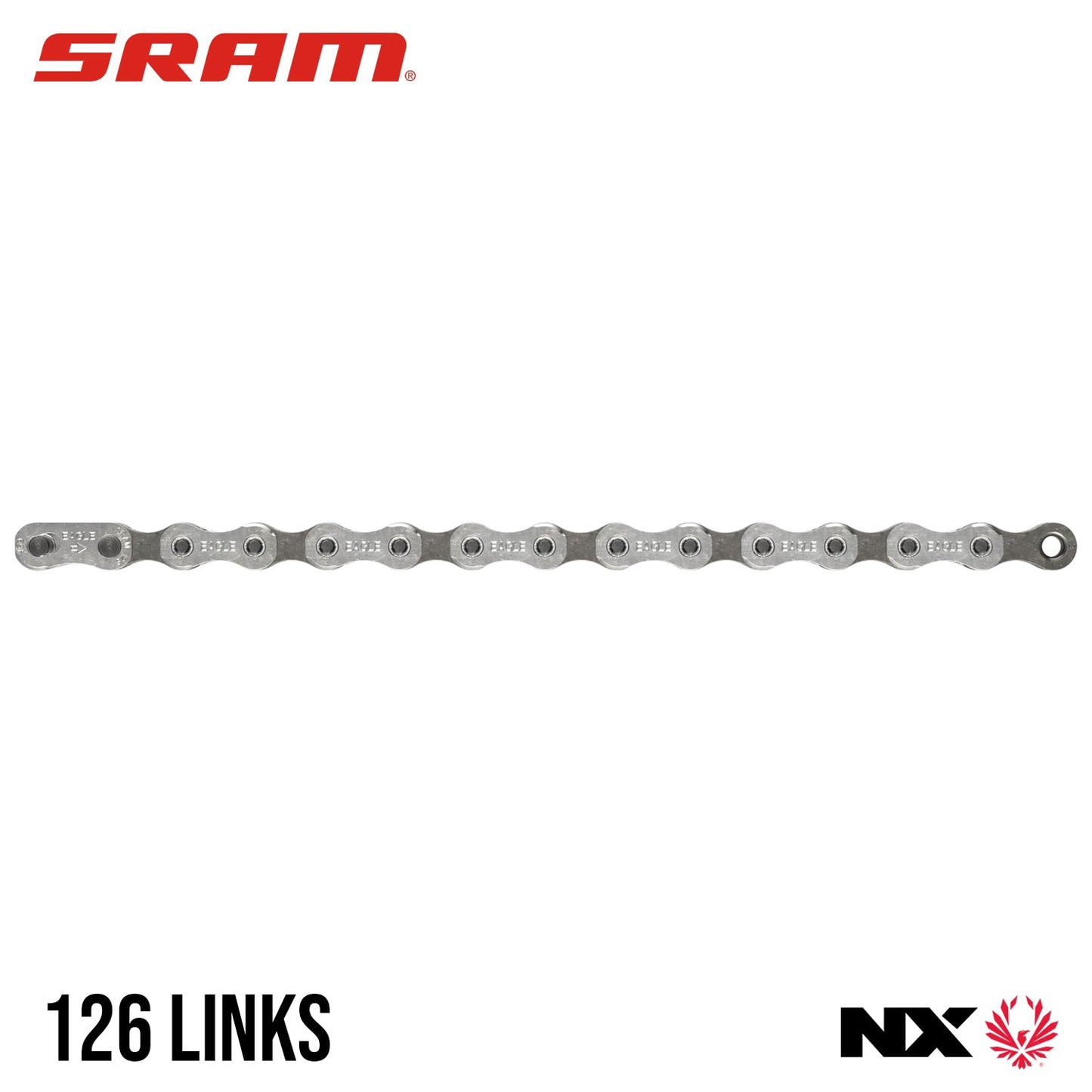 SRAM NX Eagle CN-EAGL-NX-A1 12-Speed Bike Chain 126 Links