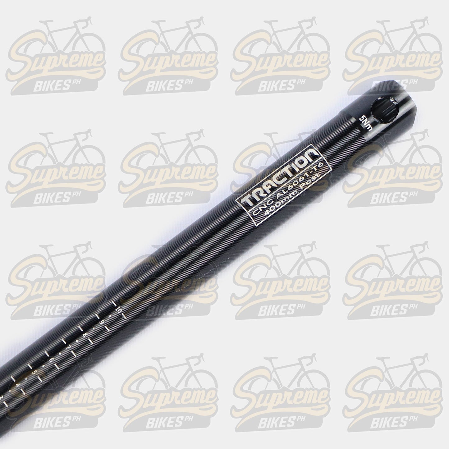 Traction AL6061-T6 CNC Bike Seatpost - Black