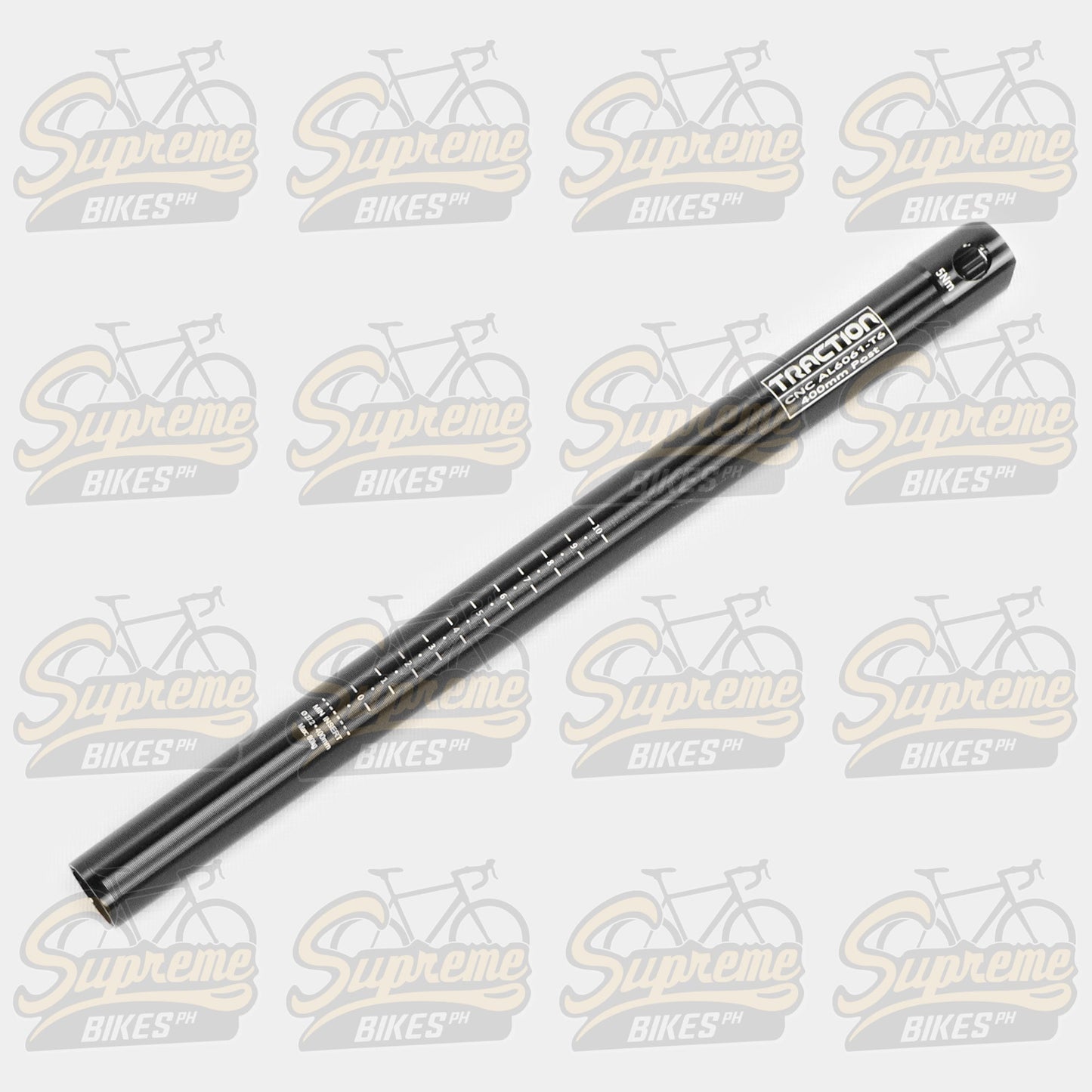 Traction AL6061-T6 CNC Bike Seatpost - Black