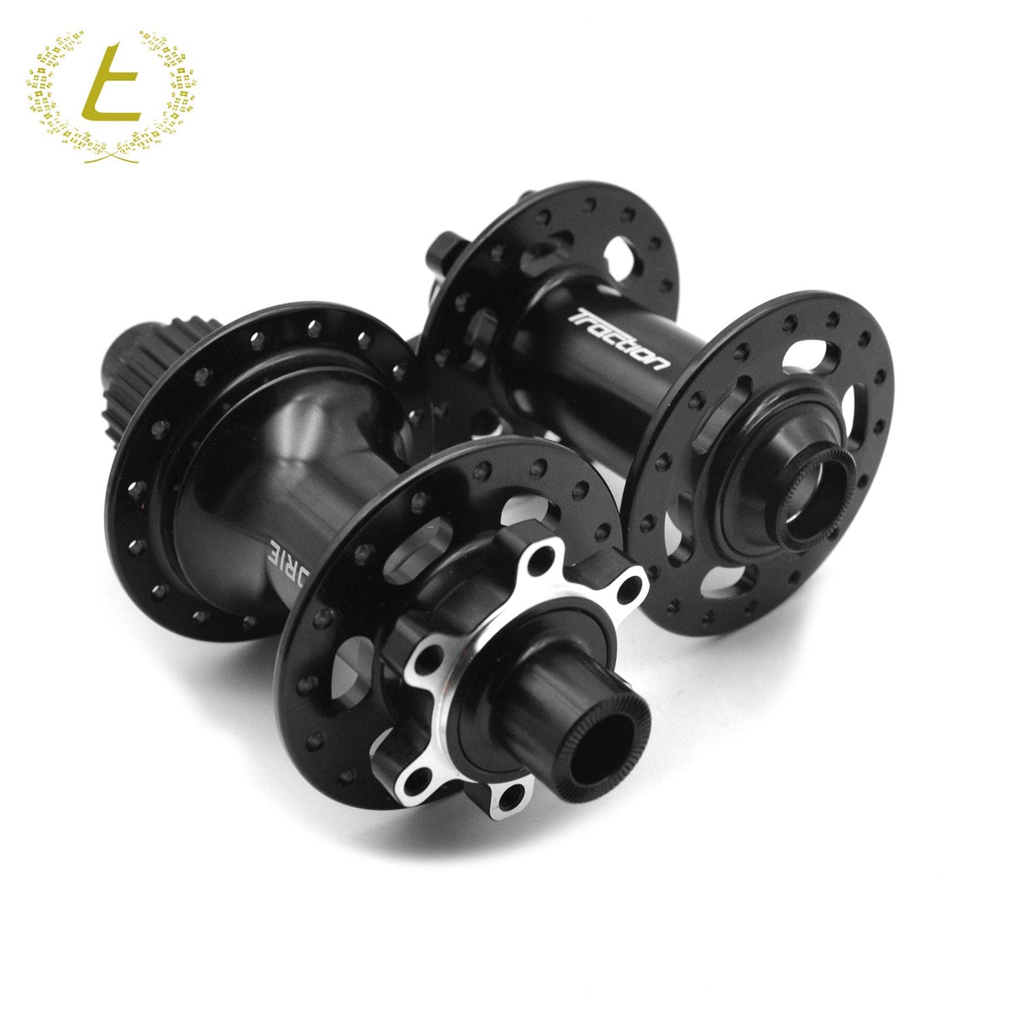 Traction Factorie Hub Set 12-Speed, 6 Pawls Microspline TA 32H - Black