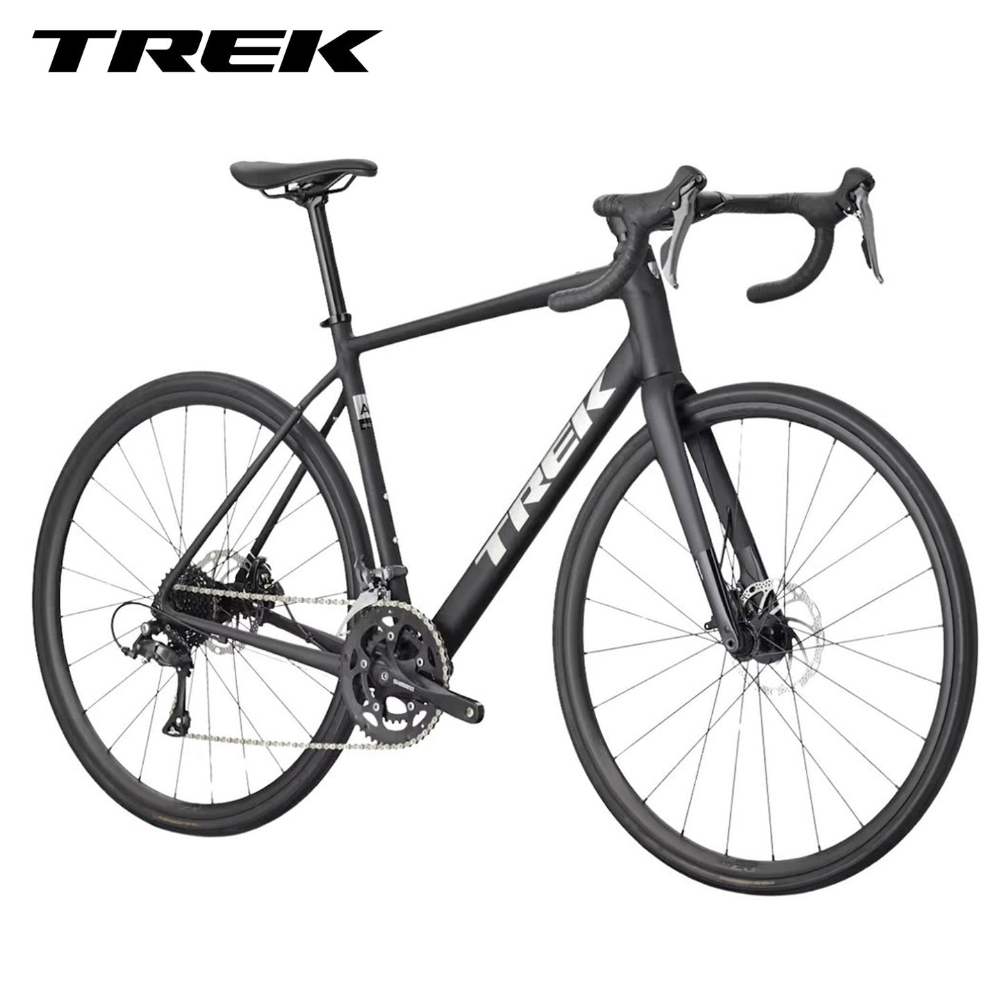 TREK Domane AL 2 Gen 4 Performance Road Bike - Matte Dark Star Black
