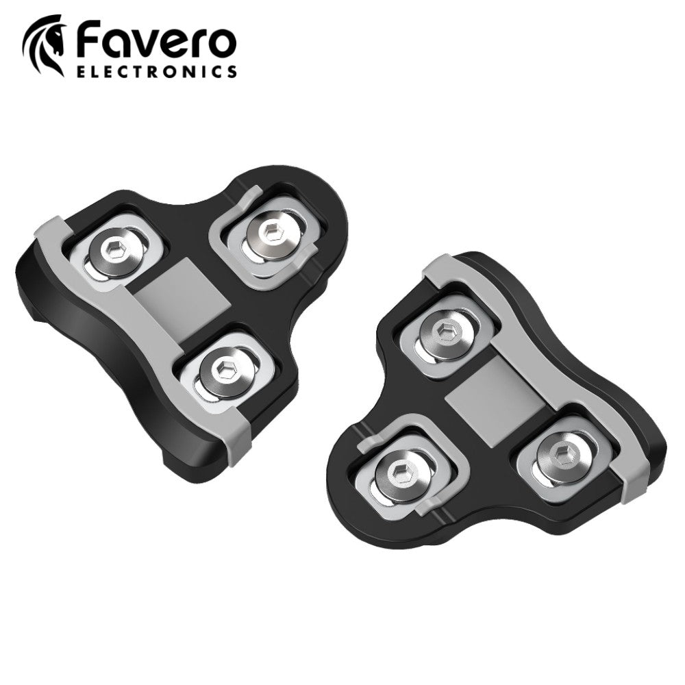 Favero Black Cleats (0° Float) - Look