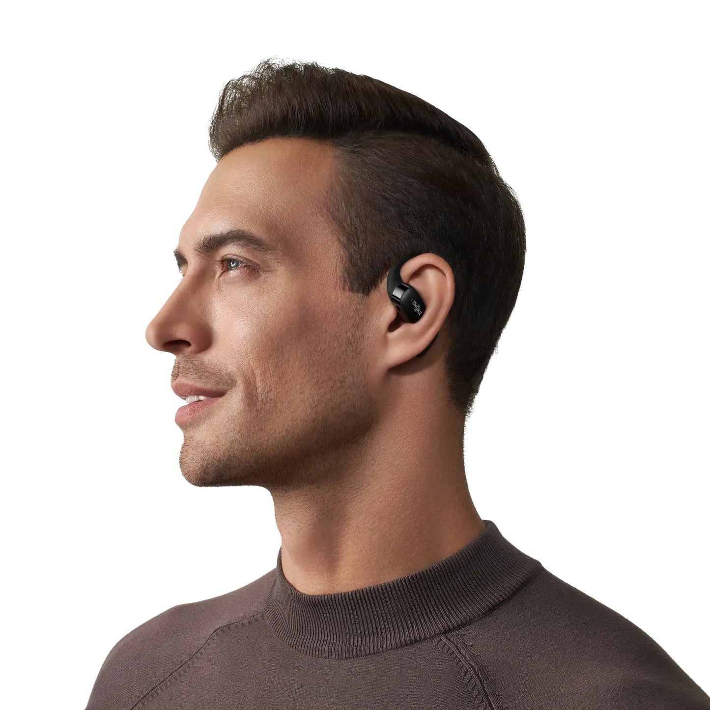 SHOKZ OpenFit Premium Bone Conduction Open-Ear Headphones - Black