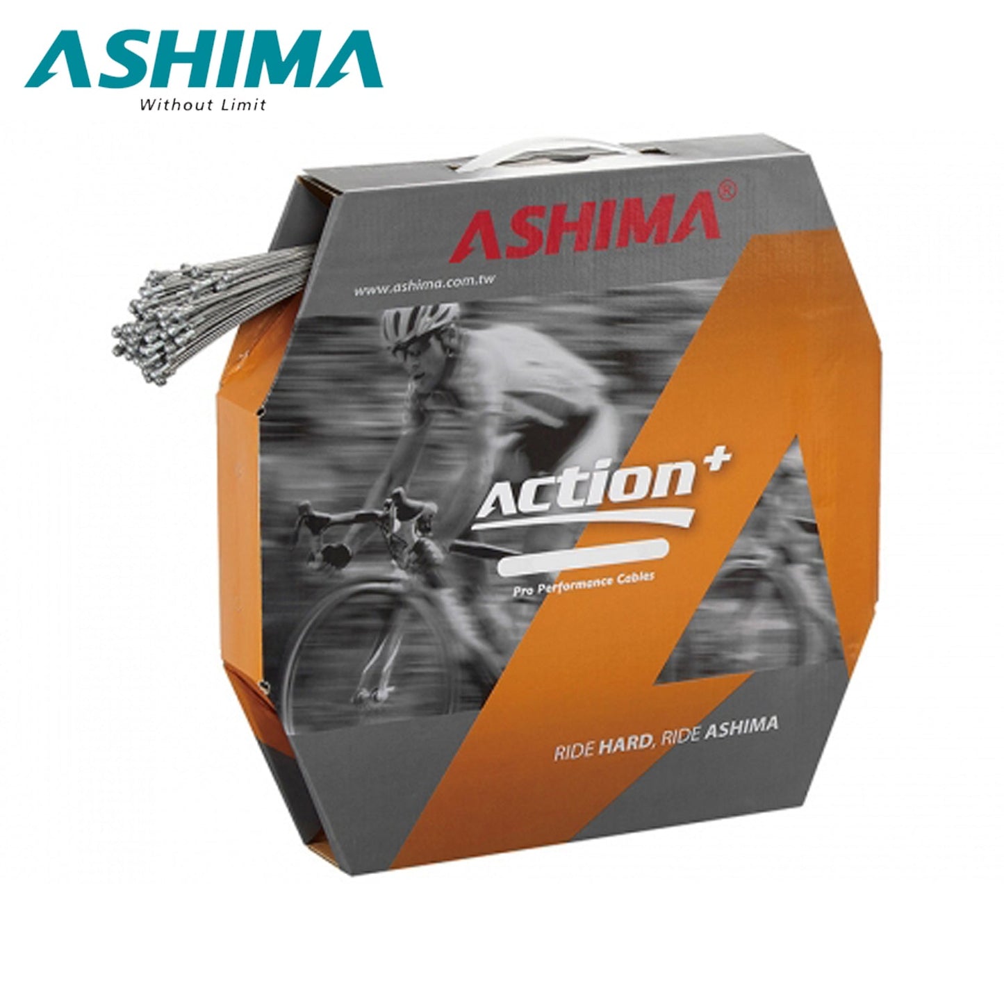 Ashima Action+ Pro Performance Slick/Stainless Steel Inner Brake Cable MTB/Road - 1.5mm (Dia)/1700mm (Length)