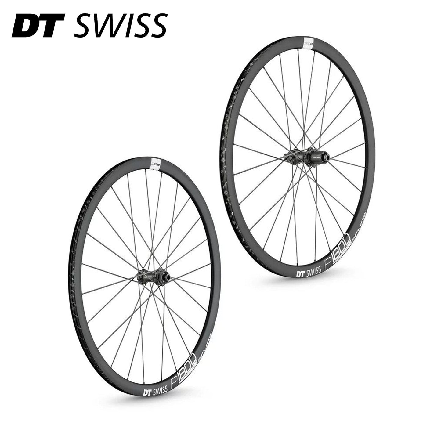 DT Swiss P 1800 Spline 700c Road/Gravel Bike Wheelset Front and Rear