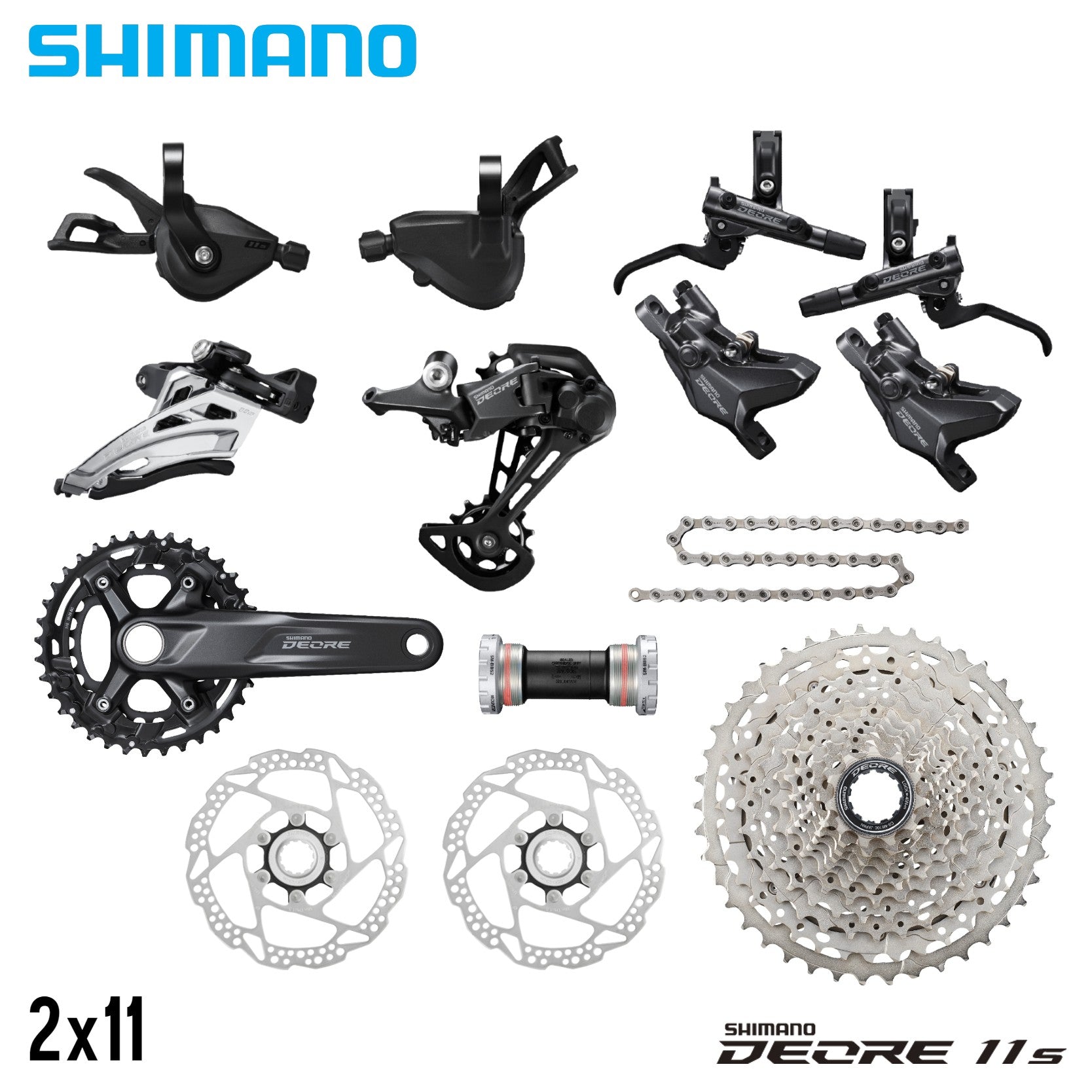 Deore outlet groupset 2x11