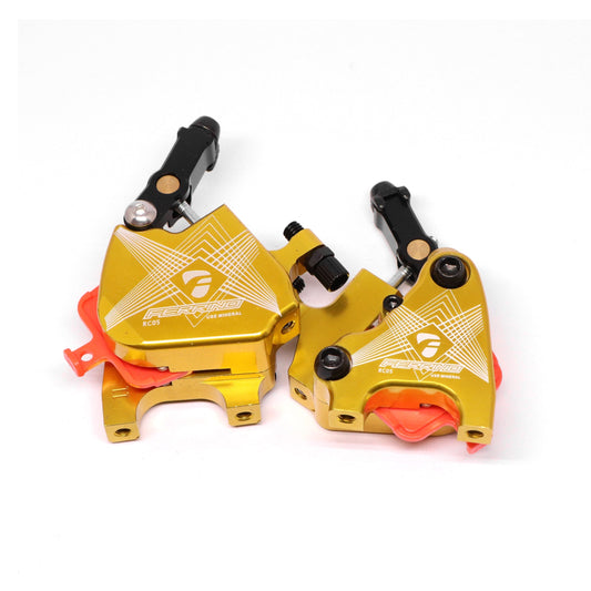 Ferrino Road Cable-Actuated Hydraulic Brakes (Caliper Only) - Gold