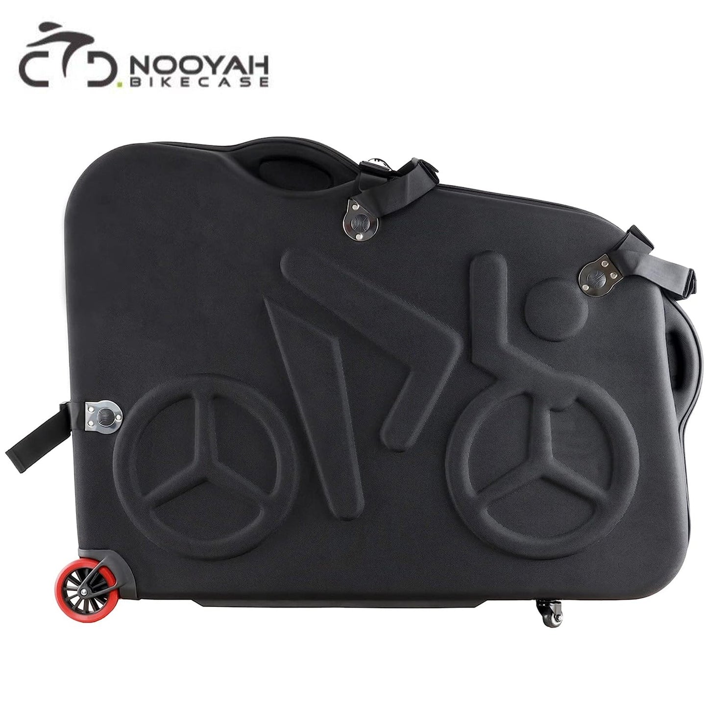 Nooyah XXF-E1702E EVA Bicycle Travel Bag w/ Wheels - Black