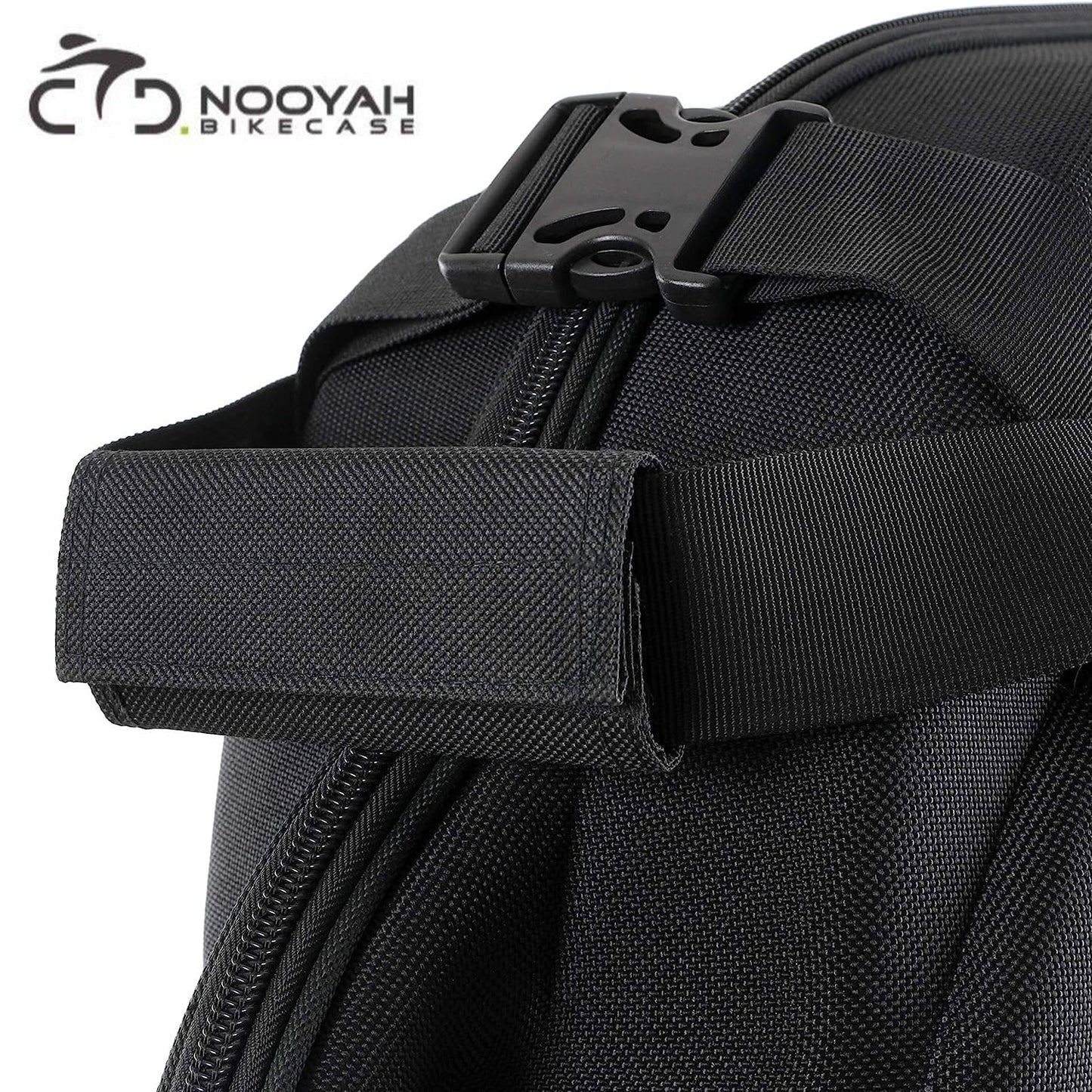 Nooyah XXF-E1702E EVA Bicycle Travel Bag w/ Wheels - Black