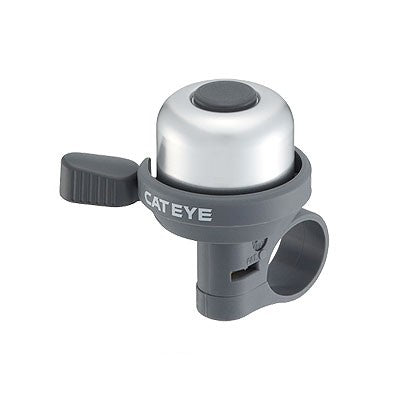 Cateye Lightweight Bicycle Bell PB-1000AL Aluminum - Silver