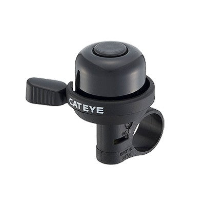 Cateye Lightweight Bicycle Bell PB-1000AL Aluminum - Black