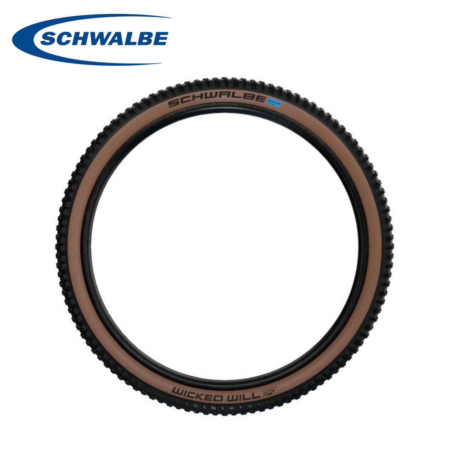 Schwalbe Wicked Will 27.5 Mountain Bike Tires ADDIX Tubeless Evolution - Black (Bronze Wall)