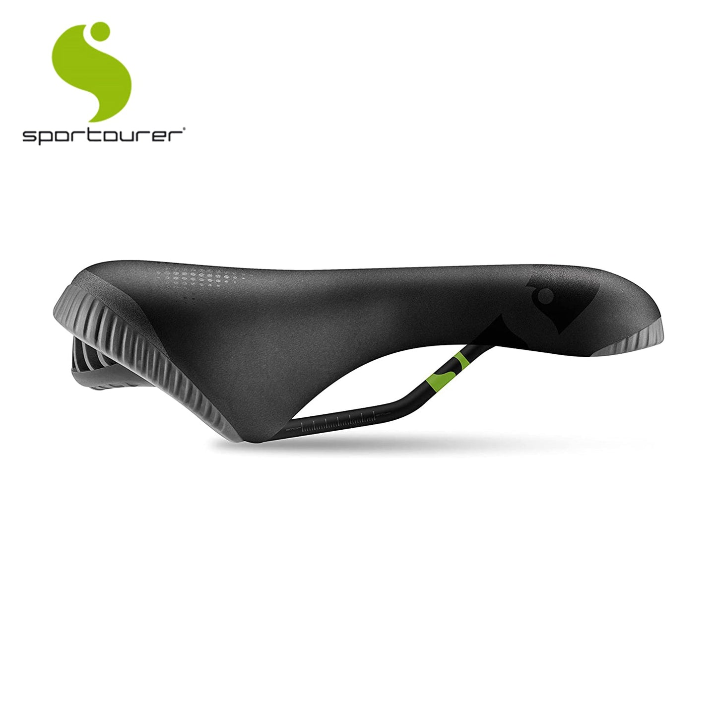 Sportourer Garda Men's Gel Flow Hi-Viz Saddle, L-Fill