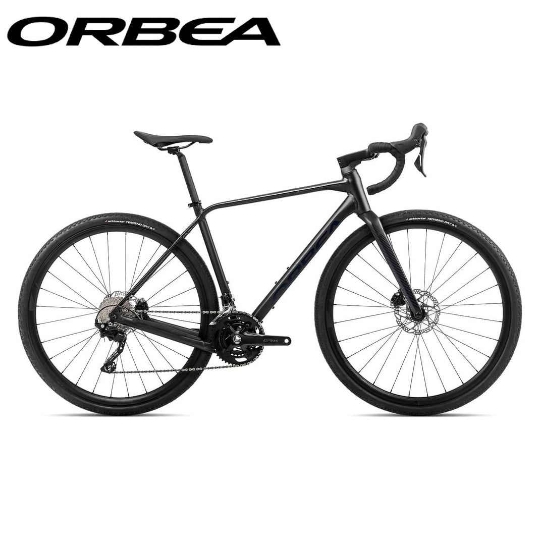 gravel bike schwarz matt Orbea Terra H40 Alloy GRX Gravel Bike