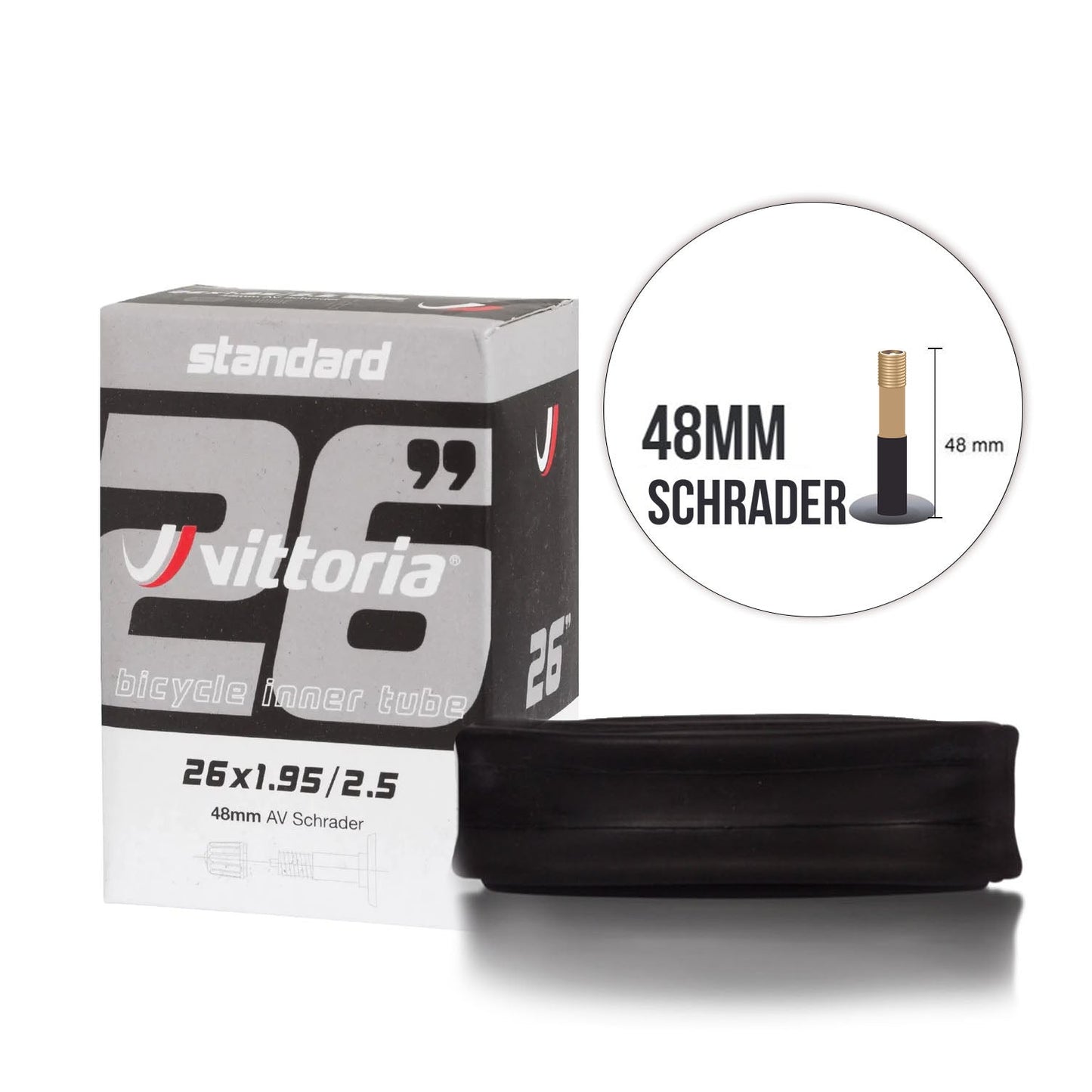 Vittoria Standard Butyl Inner Tubes for MTB 26er