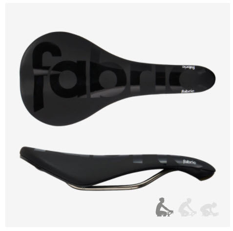 Fabric Scoop Elite Radius Upright Position Bike Saddle 142mm Cromo