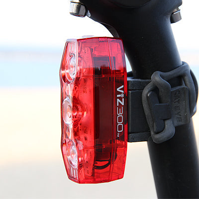 Cateye AMPP800 / VIZ300 Bike Headlight and Rear Tail Light Set