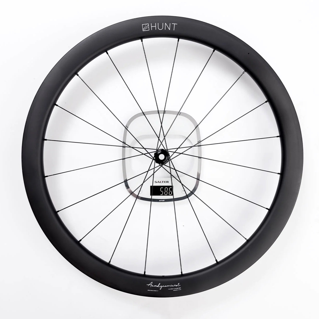 HUNT 44_46 Aerodynamicist Carbon Disc Wheelset TA 1346 grams Ratchet 40T