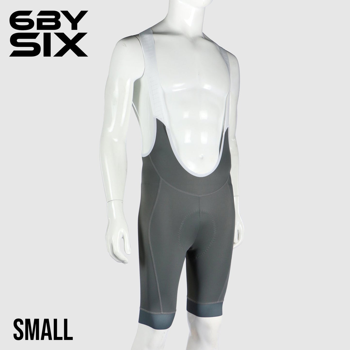 6bySix Progress Bib Shorts - Dark Grey