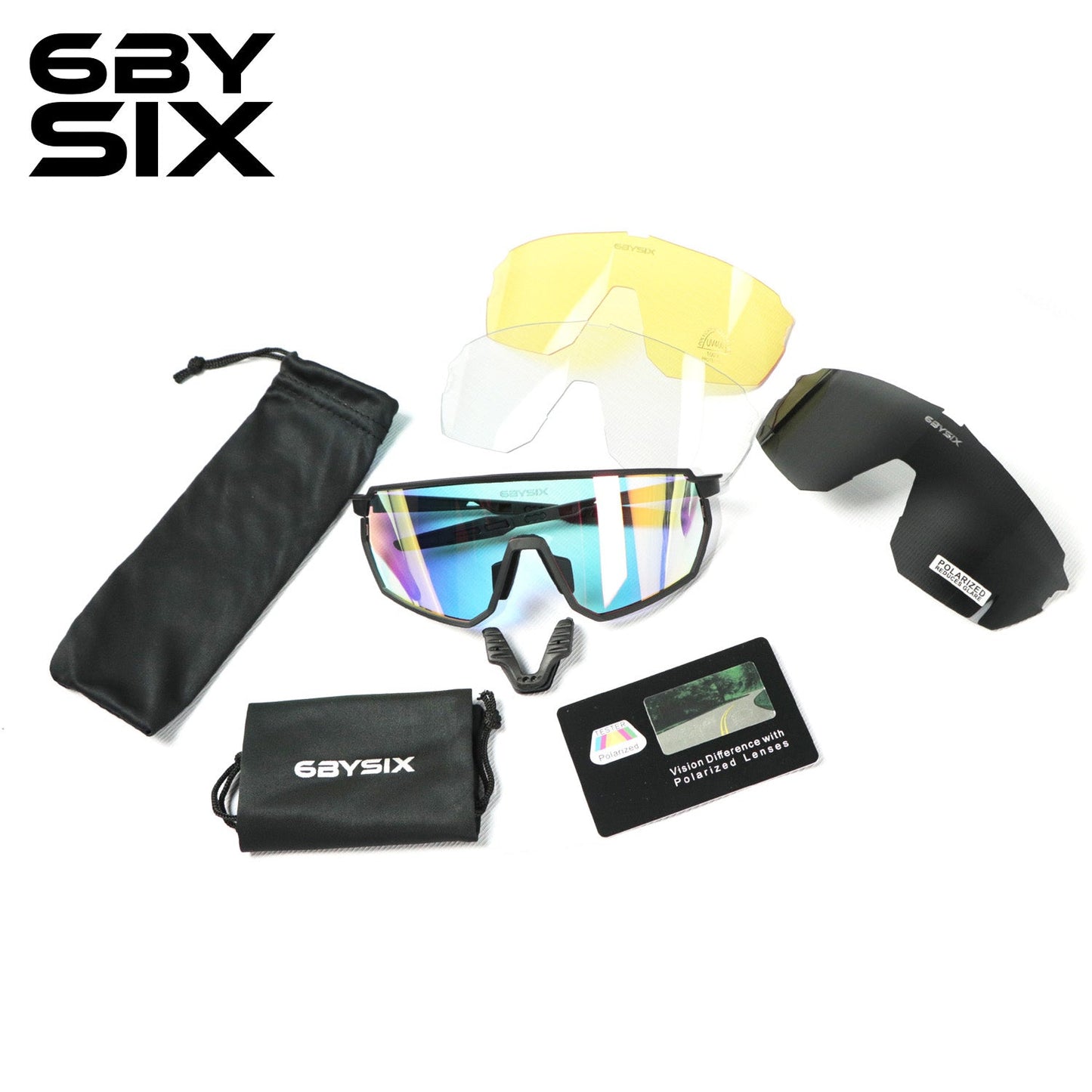 6bySix Cosmic Racing Shades - Black