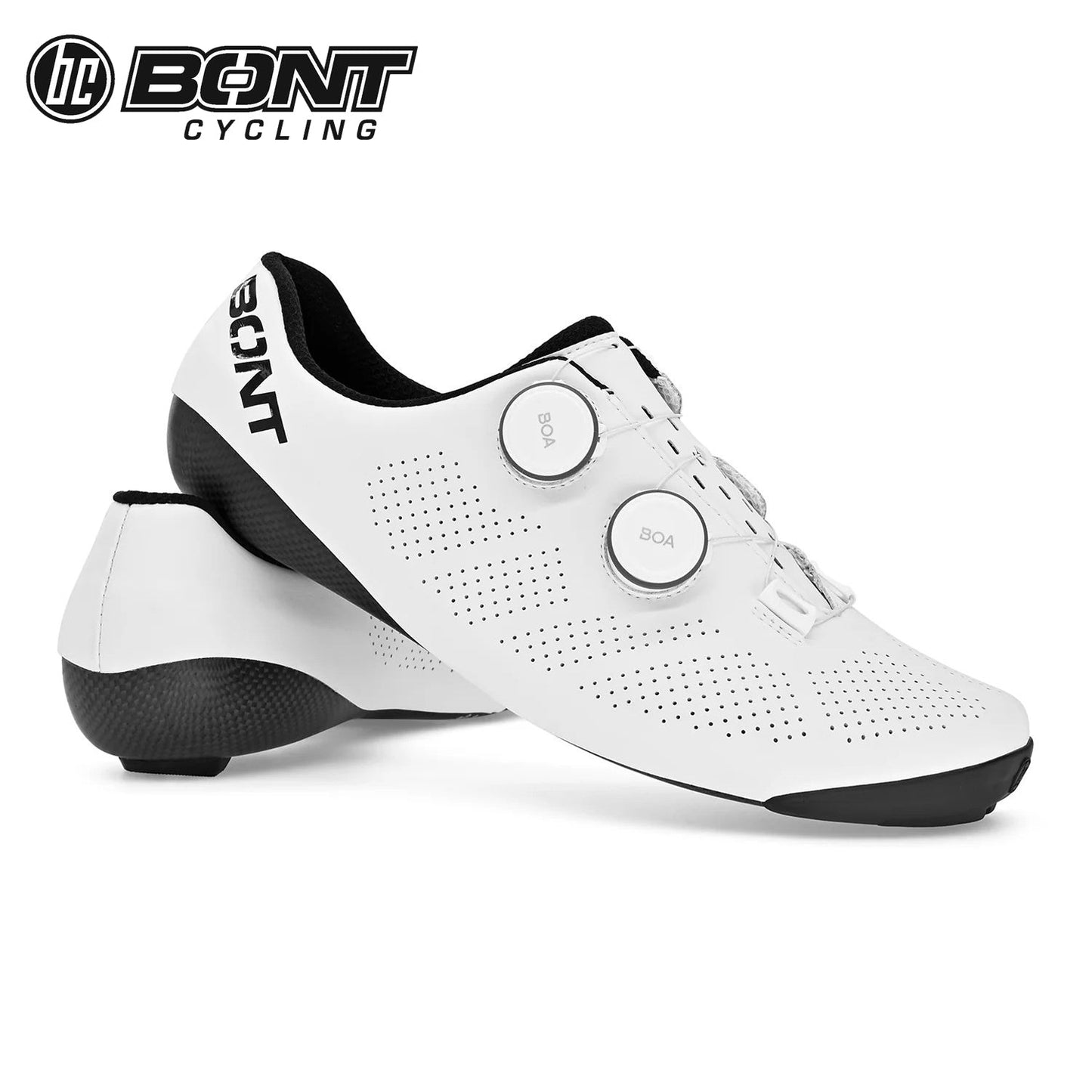 Bont Riot 24 Carbon Composite Road Cycling Shoes - White