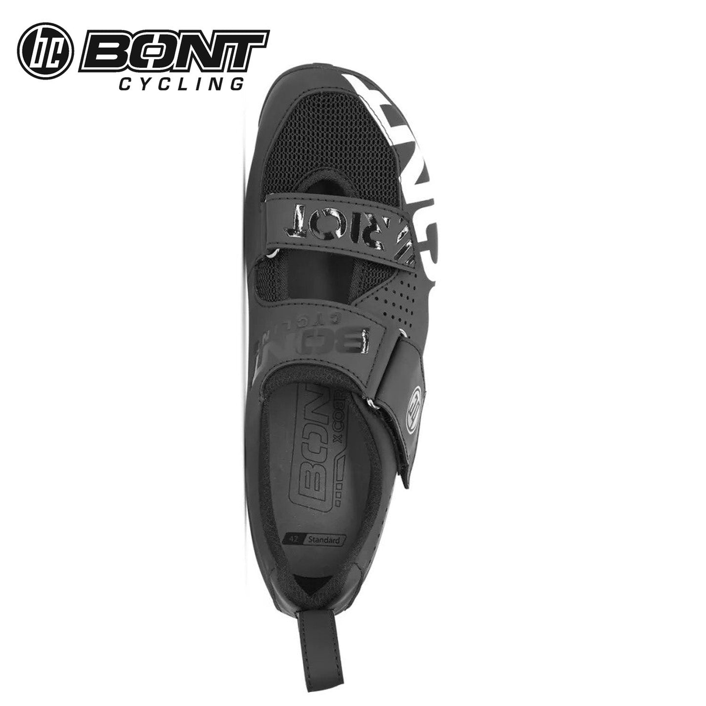 Bont Riot TR 26+ Carbon Composite Road Cycling Shoes - Black